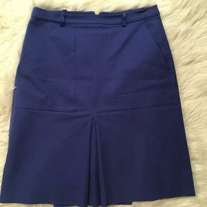 J Crew blue pencil skirt